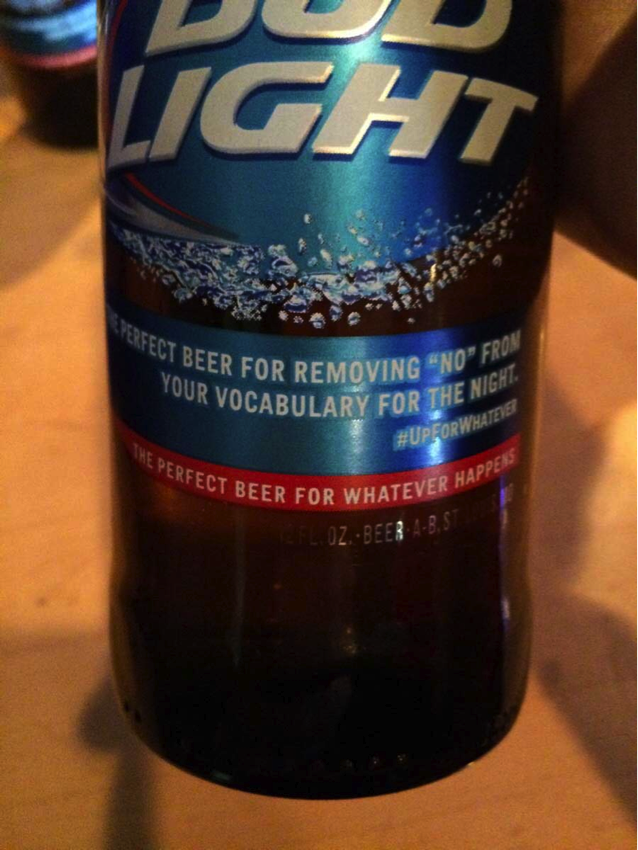 Bud Light bottle