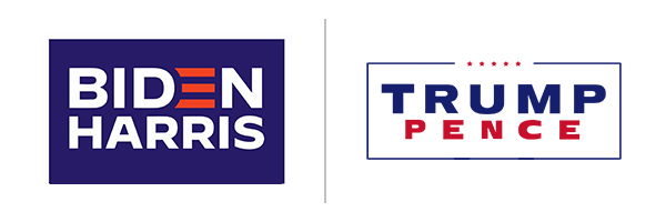 2020 presidential election campaign logos